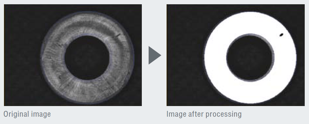 Cancel uneven texture on metal workpieces