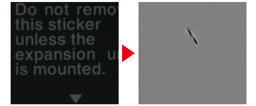 Chip inspection on a printed surface