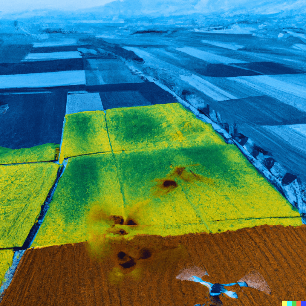 Hyperspectral Remote Sensing farmland dji m600 profesional UAV